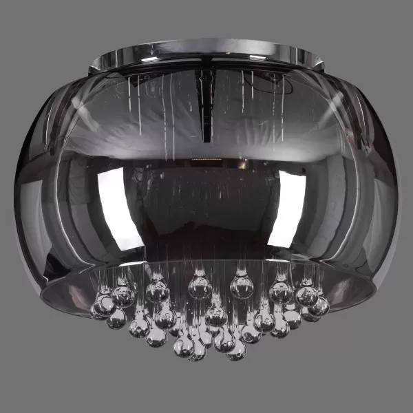 Smokey Mirror Finish Chandelier - Image 5