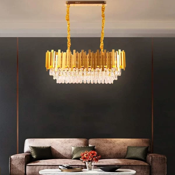 Luminaire Oval Chandelier - Image 4